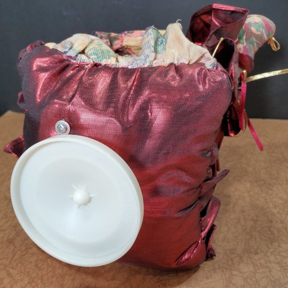 CLOWN PIERROT MUSIC BOX Doll 12 inch Rotates and Plays POSABLE Head Vintage 1995 - Picture 7 of 9